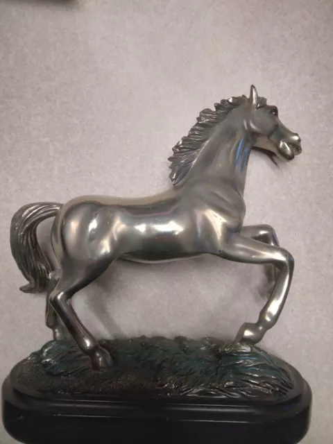 Silver Plated Horse Statue