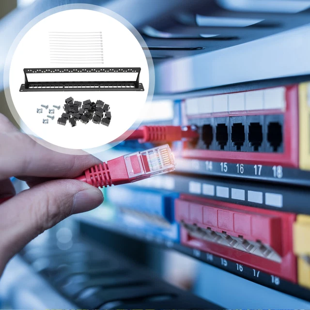Punching Panel Rack RACKMOUNT FOR PATCH Panel Patch Panel Ethernet Punch Panel 24 Port ...