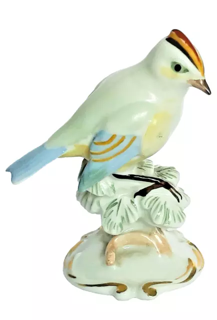 Alte Rosenthal Porzellan Figur, 1919 -1935, Goldhähnchen Vogel, O. Obermaier-238