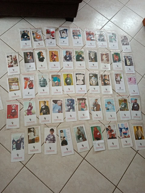 Lot De 10 Patrons De Couture Vintage - Modèles Femme Et Enfant, Occasion
