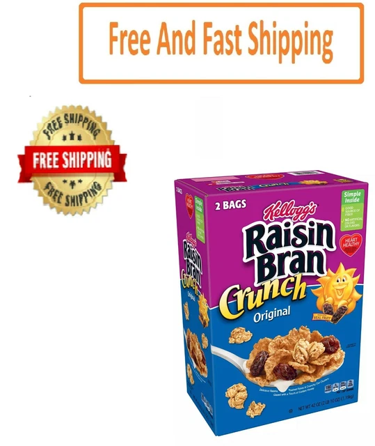 Kellogg's Original Raisin Bran Crunch Breakfast Cereal, 42 Oz. Deals - View #3