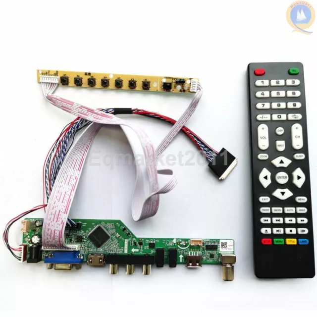 HDMI VGA AV LCD Controller Board monitor Kit for LTN173KT01/LP173WD1/B173RW01