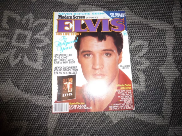 Modern Screen Presents Elvis Presley His Life Story 1979 Intimate Photos Stories