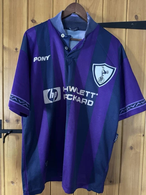 Chemise Football Vintage PONY Tottenham Hotspur 1995/96 Away - Taille L