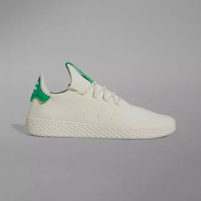 ADIDAS UOMO PHARRELL Williams Tennis Hu Scarpe IN Bianco Sporco e Verde EUR 157 09 PicClick IT