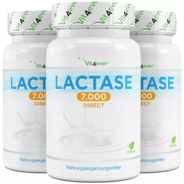 Lactase 7000 - 540 Tabletten á 7000 FCC-Einheiten Laktoseintoleranz hochdosiert