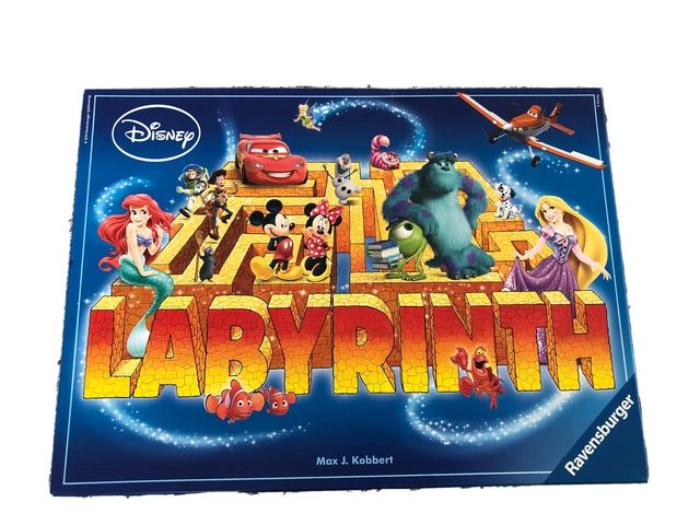 Labyrinth Disney Edition Ravensburger Brettspiel, Familie, Cars, Micky Maus Neu