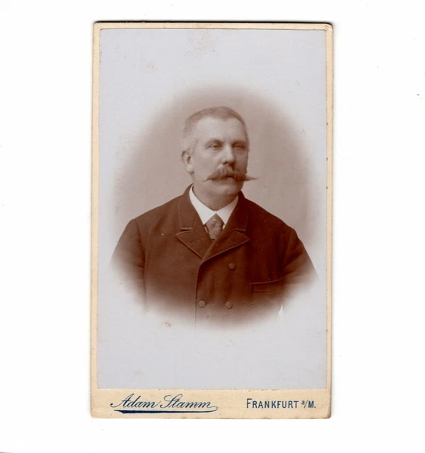 CDV Foto Herrenportrait - Frankfurt Main 1890er