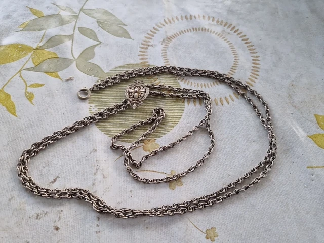 Ancienne chaîne en argent massif 925 poids 8.5g | UK
