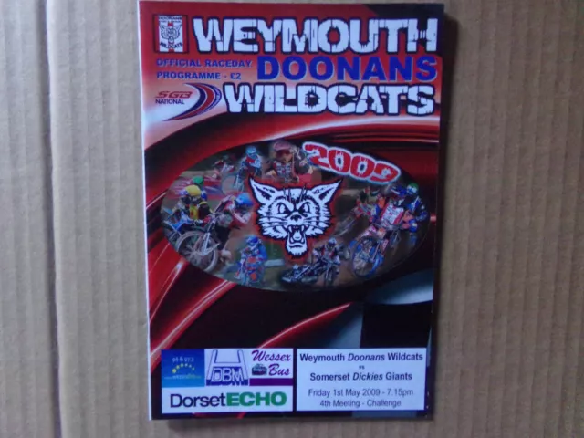 2009 Weymouth Wildcats v Somerset Giants Challenge  01/05/09