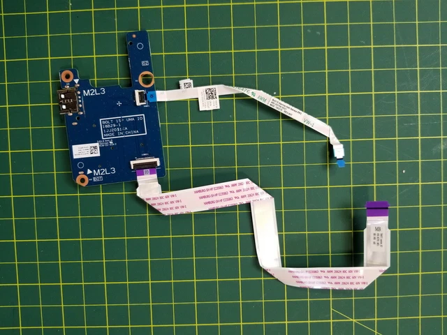 Dell Inspiron 15 5584 USB Card Reader Cmos Battery Board W/ Cables PYF3X 0PYF3X