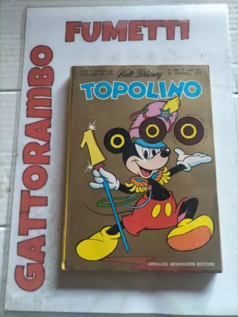 Topolino N. 1000 Anno 1984 Con Bollino+Cartolina Anno 1975 - Mondadori Ottimo