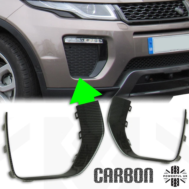 Coppia Finiture Paraurti Anteriore Per Range Rover Evoque 2012–2016 – Ricambio LR028550 / LR028551