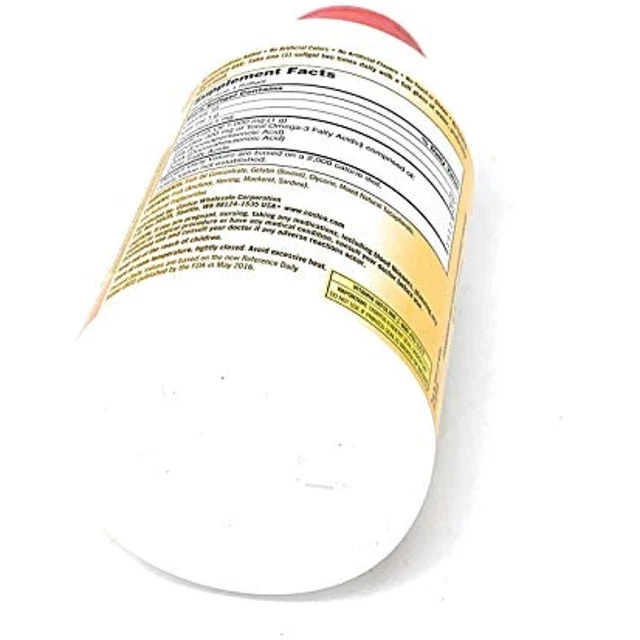 KIRKLAND SIGNATURE FISH Oil Concentrate with Omega3 Fatty Acids, 800