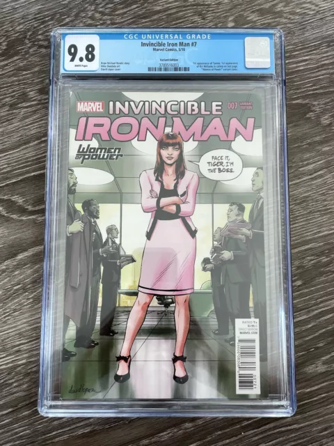 Invincible Iron Man #7 Cgc 9.8 1St Riri Williams Rare Women Of Power Variant