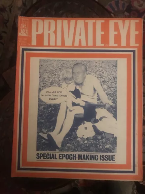 PRIVATE EYE 1971 4th June 1971 No 247 Harold Wilson Cover Ralph Steadman Cartoon