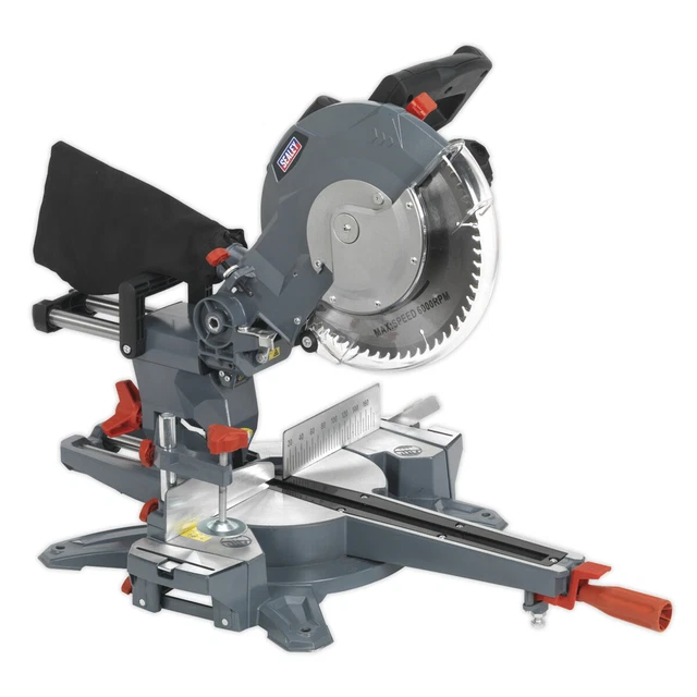 Sealey Sms255 Seghetto a mitra doppia scorrevole 250 mm