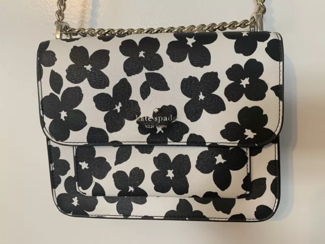 NEW Kate Spade Remi Graphic Blooms Flap Chain Crossbody