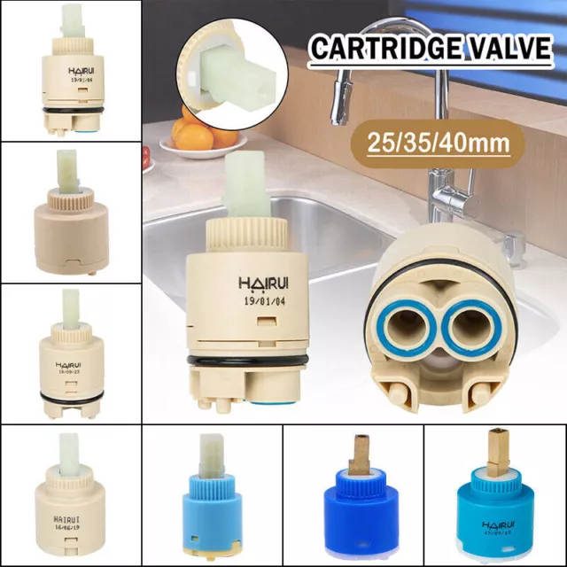 25-40mm Ceramic Disc Cartridge Water Mixer Tap Inner Control Faucet Valve Tool