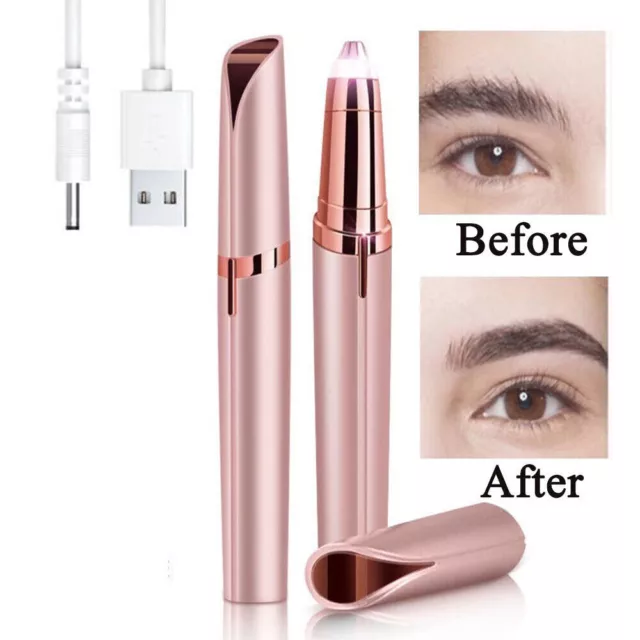 Women Electric Eyebrow Trimmer Razor Hair Remover Facial Face Brows Epilator