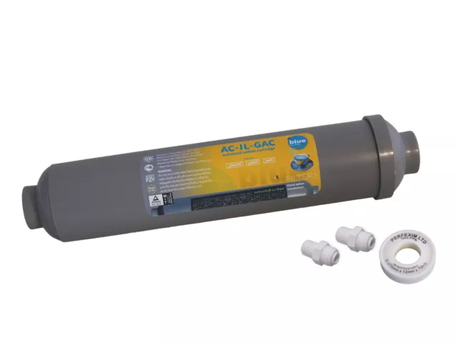 extern. Wasserfilter(Aktivkohle) für SBS-Kühlschränke Samsung LG Daewoo Miele...