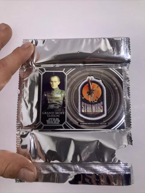 Topps Grand Moff Tarkin Star Wars commemorative patch very rare hard to find