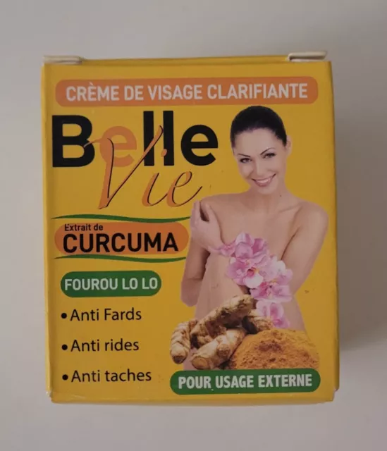 Belle Vie Crème De Visage Clarifiante Aux Curcuma   Anti Fard Rides Et Taches