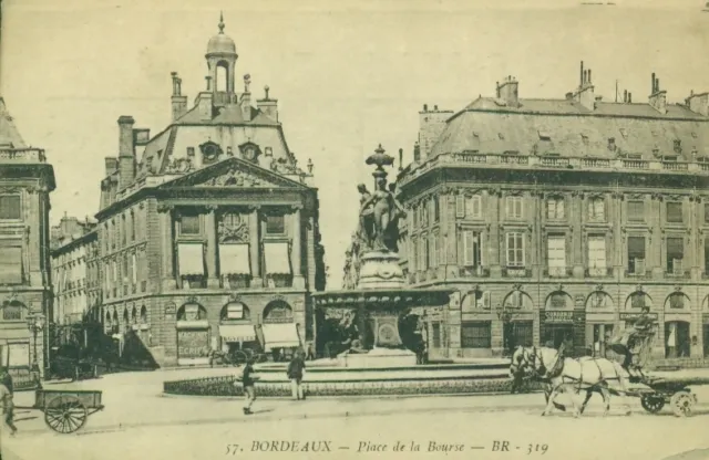 BORDEAUX-Place de la Bourse-POSTCARD
