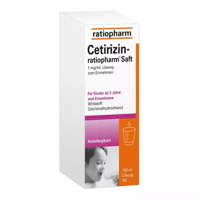 CETIRIZIN-ratiopharm Saft 150 ml Saft