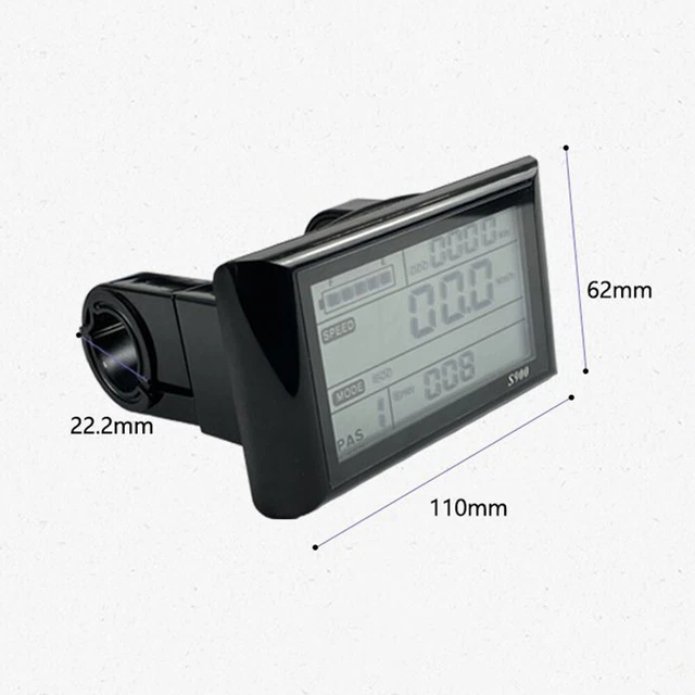 Display Ebike G20 36V/48V Con Connettore A 5 Pin - Display LED Multilingua Per Bici Elettrica