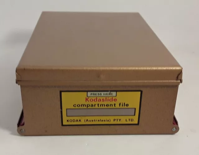 Kodaslide Compartment File 12 Slide Sections Vintage Kodak Australasia Pty Ltd