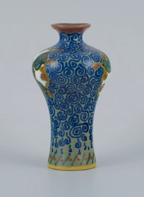 Gouda, Netherlands, Art Nouveau ceramic vase. Approx. 1920s.