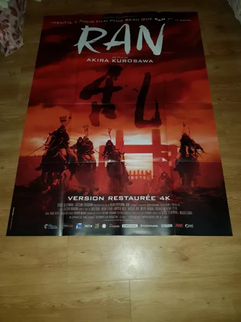 Affiche de cinéma du film: RAN de Akira Kurosawa (120x160cm) neuve