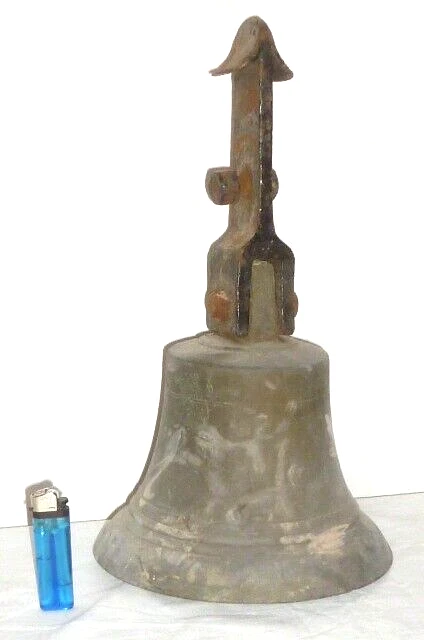 Alte riesige maritime Schiffsglocke Messing Glocke Marine Schiff Messingglocke