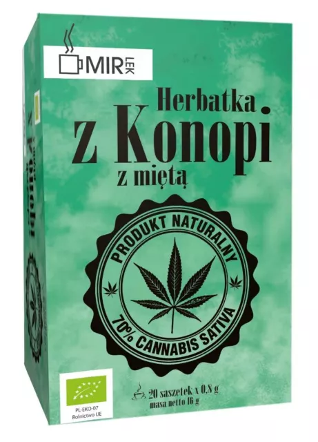 HANF-TEE MIT BIO-MINZE (20 x 0,8 g) 16 g - MIR-LEK