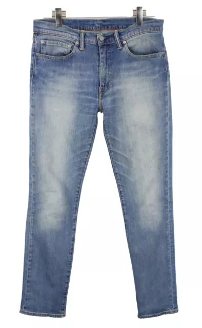 LEVI'S 511 Jeans Men's W34/L34 Slim Fit Fade Effect Denim Zip Fly Blue