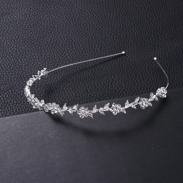 Couronne Tiare Cristal Pour Mariée - Demoiselle D'honneur - Bandeau Coiffe