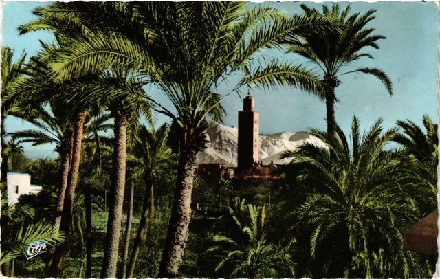 CPM Marrakesh - La Koutoubia et l'Atlas MOROC (880505)