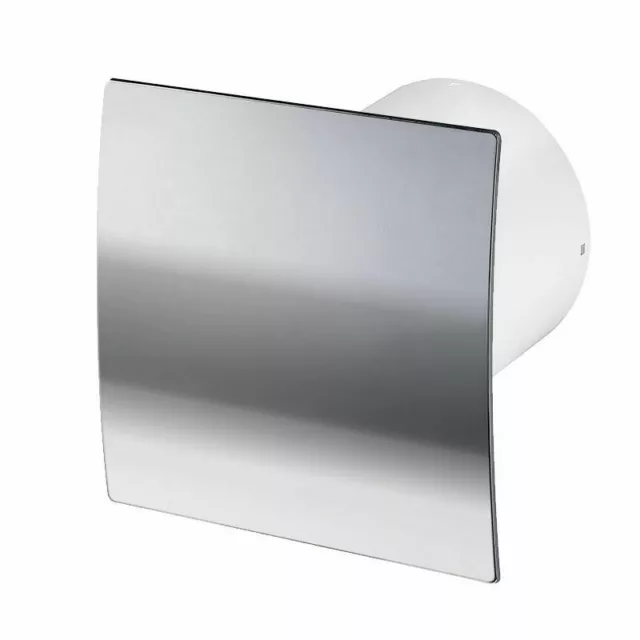 Satén Ventilador de Extractor Baño 100mm con Temporizador / Moderno Silencioso