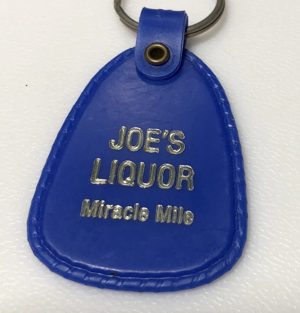 VINTAGE ROCHESTER MN Joe’s Liquor Store Miracle Mile Keychain Key Ring