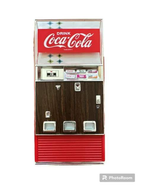 Vintage 90s Toy Vendo A Coca-Cola Mini Vending Machine 1996 Die Cast WorkingRare