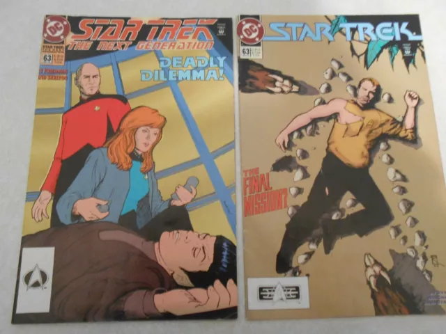 1994 Star Trek and Star Trek Next Generation DC comic books