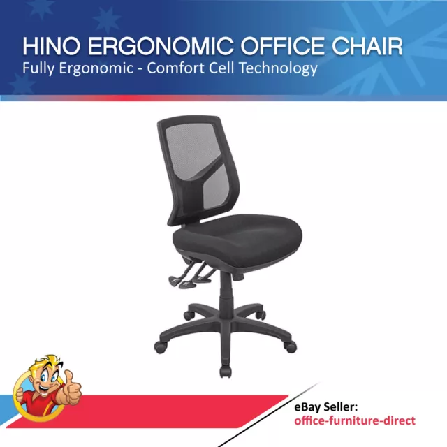 Hino Mesh Office Chair Ergonomic Chairs Adjustable Posture Lumbar Support Back