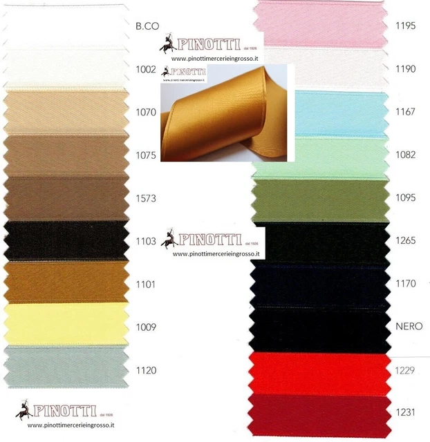 Nastro Doppio Raso Furlanis - Tessuto Italiano, Avio #43, 25 Mm X 25 M - Foto 4