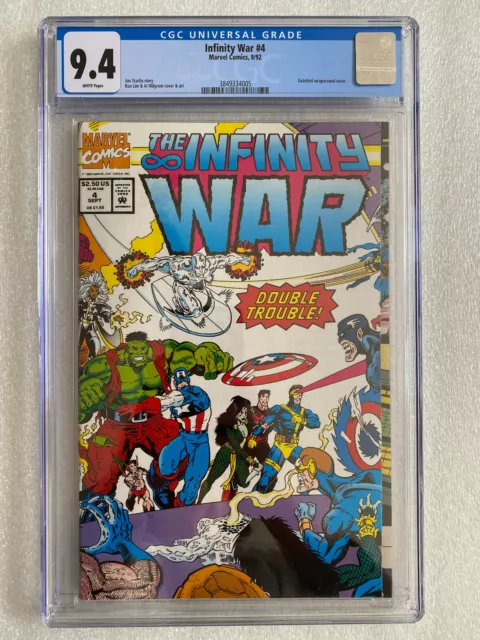 Infinity War #4 CGC 9.4 1992 Gatefold wraparound cover