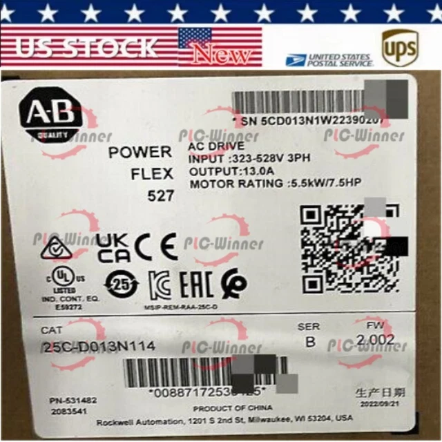 new 25C-D013N114 Allen-Bradley 25CD013N114 factory sealed