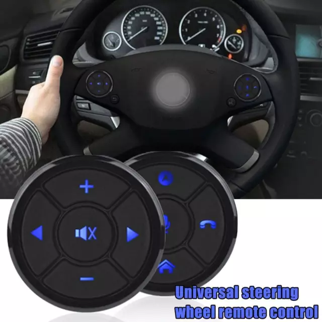 Universal Wireless Car Steering Wheel Remote Control 10 Keys✨1