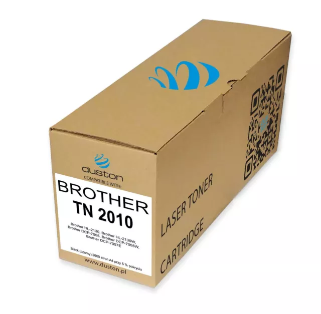 Toner Negro Compatible con Brother DCP-7055 DCP-70 TN2010, TN420, TN-2010 TN-420