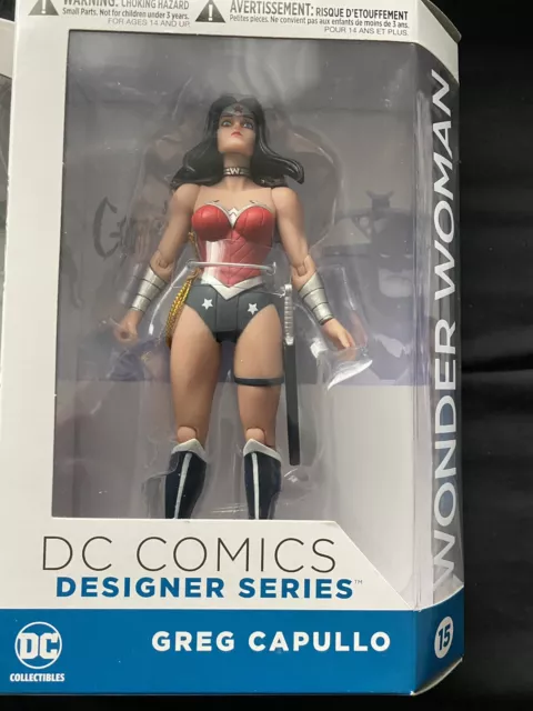 DC Comics Designer Series Greg Capullo - Wonder Woman Action Figure Brand New