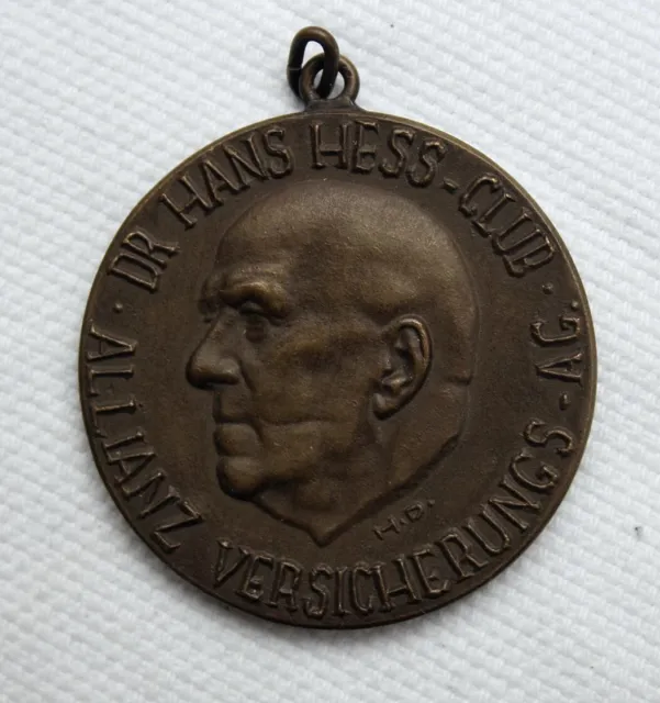 Medaille Dr. Hans Hess Medailleur Helmut Diller ?